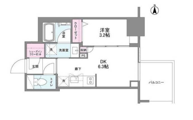 【間取り】 | シーズンフラッツ南森町PREMIER
