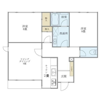 【間取り】 | アールコート上野毛 | 間取りです。