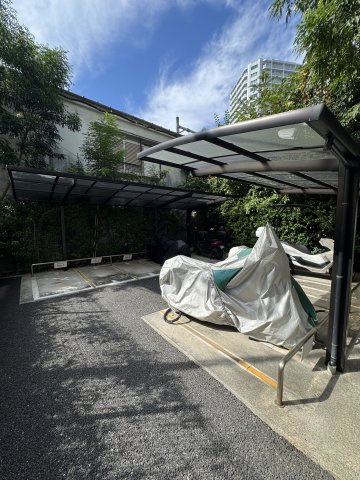 Le-lion大塚の駐車場