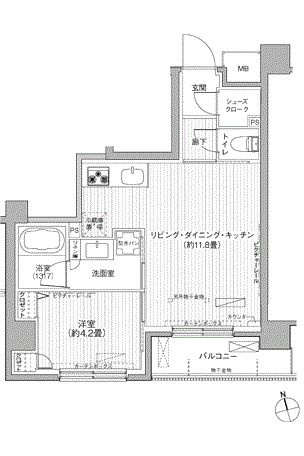 ｃｉｅｌｌｅ自由が丘の間取り