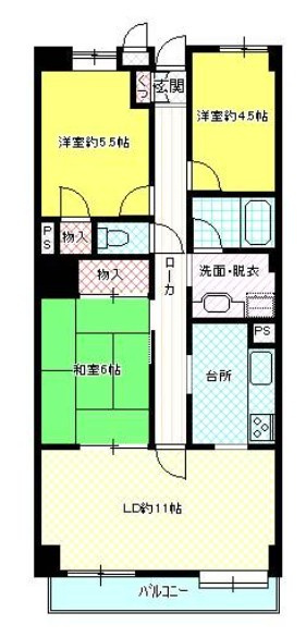 ラ・フォンテーヌの間取り