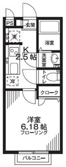 【間取り】 | グローリー赤堤 | 間取りです。