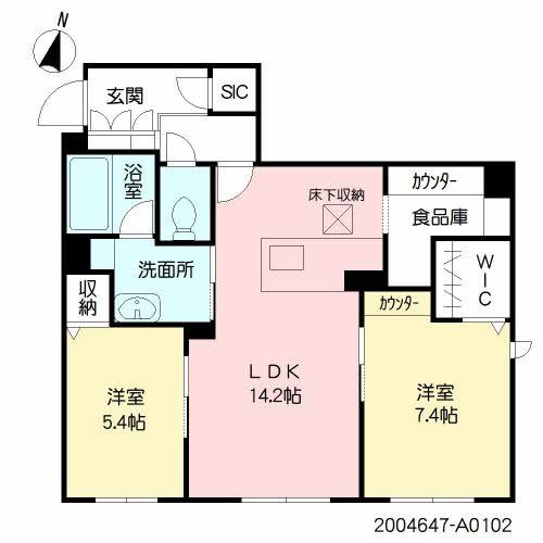 シャーメゾンステージ泉台の間取り
