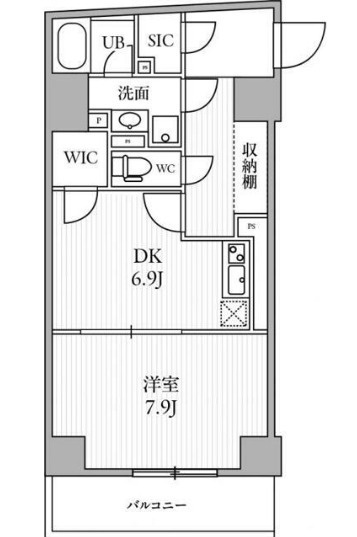 ＴＨＥ　ＰＡＬＭＳ三鷹Ⅰの間取り