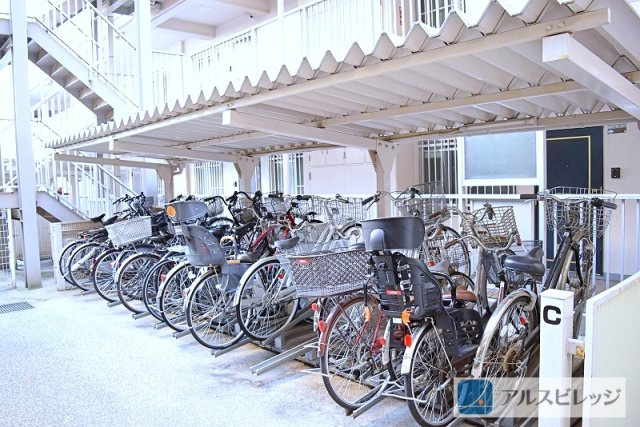 エクレール武蔵野ヒルズの駐輪場|駐輪場です