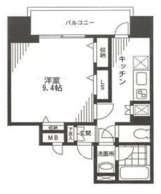 ファイブフォー白金の間取り|間取りです。