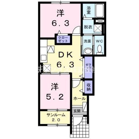 プラシードの間取り