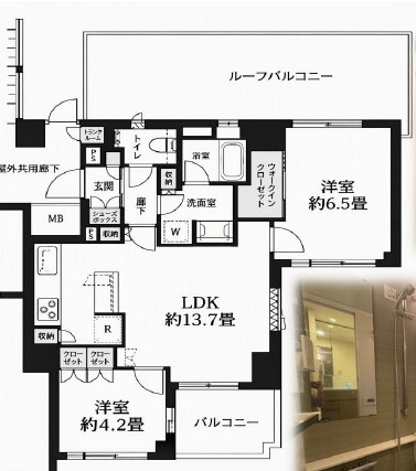 ザ・サンメゾン駒場エルドの間取り