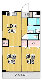 ミモダ武庫の里（奥田マンション）の間取り