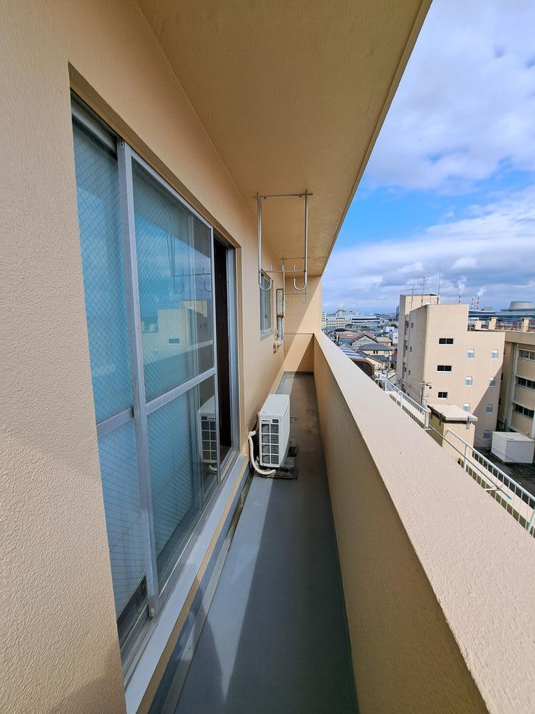マンション豊照のバルコニー