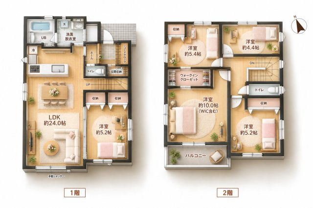 末広町　新築一戸建ての間取り|間取り図はいかがですか？ご希望を叶える間取りですか？リビングの広さは？水回りの位置は？カウンターキッチン？など色々な情報が集約されています。弊社では資金計画・住宅ローンなどのご相談も承っております。