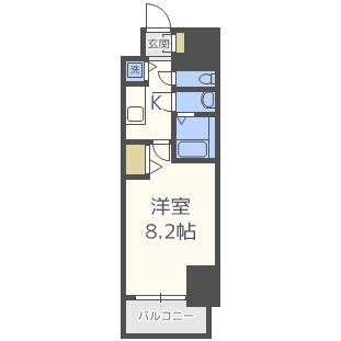 大阪市中央区本町４丁目の賃貸マンションの間取り