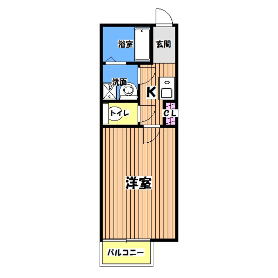 【間取り】 | カインドネス八王子東中野 | 1階はバルコニーなし