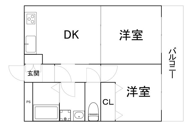 【間取り】 | 白百合グランドシャトー