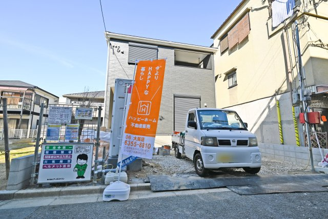 クレイドルガーデン長吉六反3丁目新築一戸建て│3LDK＋並列駐車2台可の外観|暮らしの安心を支える制震構造「QUIE」を採用した一邸。大阪メトロ谷町線「長原」駅徒歩15分の立地に、2026年11月完成予定の新築住宅が登場します♪