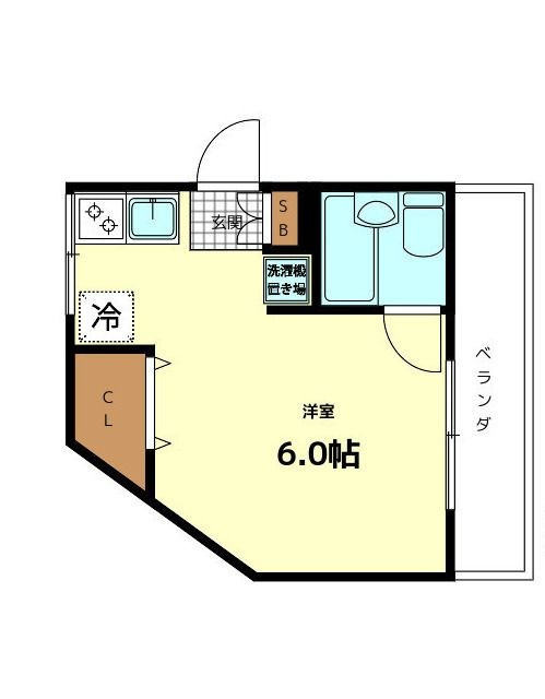 アクセス四葉の間取り|間取りです。