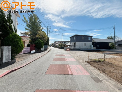 【前面道路含む現地写真】 | 三島市富田町01期　新築戸建　1号棟