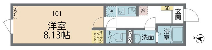 カインドネス東村山の間取り