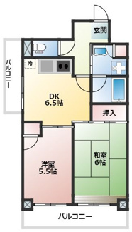 【間取り】 | ハイツサンフラワー