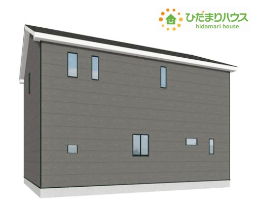 日立市諏訪町第6　新築戸建　2号棟の外観パース|お気軽にお問い合わせくださいませ!(^^)!