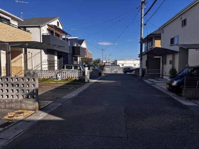 神戸市西区玉津町高津橋戸建の前面道路含む現地写真