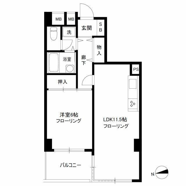 ラ・フォレ根岸の間取り