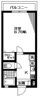 【間取り】 | Ｂキャッスル東大宮 | 間取りです。