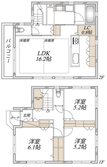 【間取り】 | 仮）喜多見8丁目メゾン
