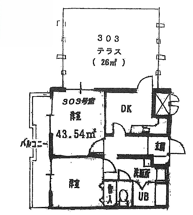 コリーヌ緑が丘　Ａ棟の間取り