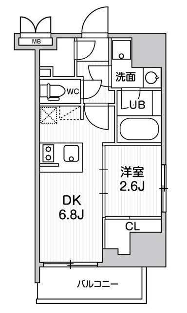 ＳＹＦＯＲＭＥ大井町Ⅱの間取り