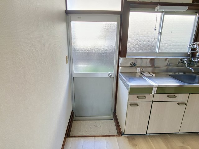 Aコーポの玄関