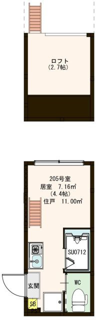 ハーモニーテラス赤羽北 の間取り