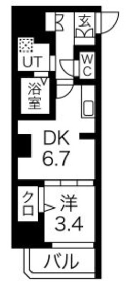 【間取り】 | ファーストフィオーレ心斎橋イースト