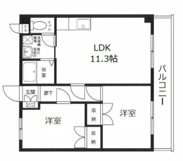 第二ハイツガーデンの間取り