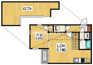 【間取り】 | パティオ博多南Ⅱ