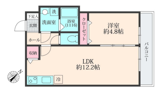 【間取り】 | ミリアビタ稲毛東