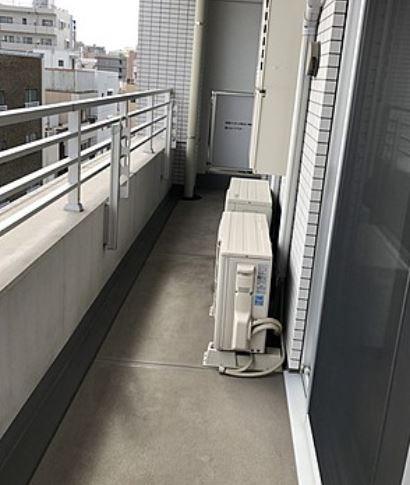 GENOVIA両国green veilのバルコニー
