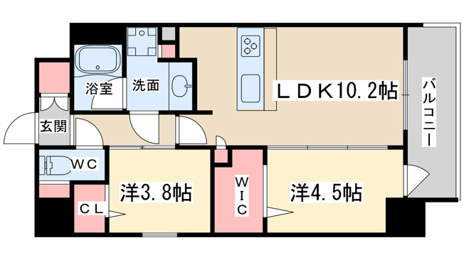 【間取り】 | アーバネックス東梅田