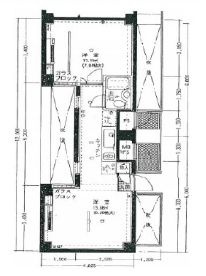【間取り】 | グランドメゾン西心斎橋（テナント） | グランドメゾン西心斎橋　
