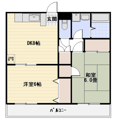 ヴァイオレットパートⅡの間取り