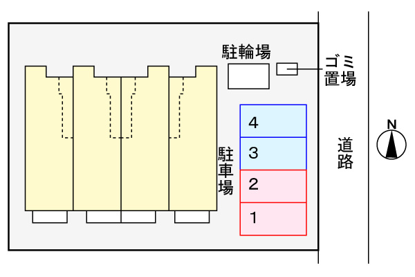 オリーブの区画図