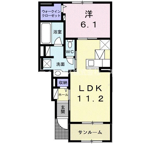 ボニート・ミウの間取り
