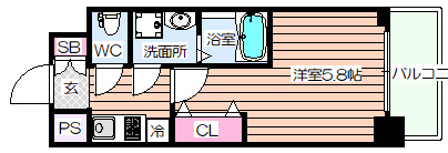 【間取り】 | サムティ梅田インターコア