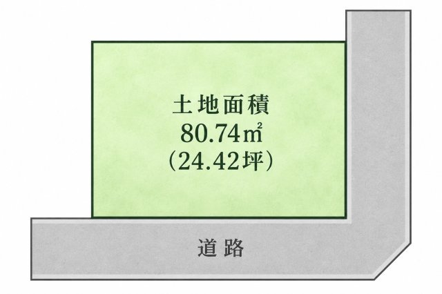 【土地図】 | ◆多摩区西生田3丁目　建築条件なし売地◆