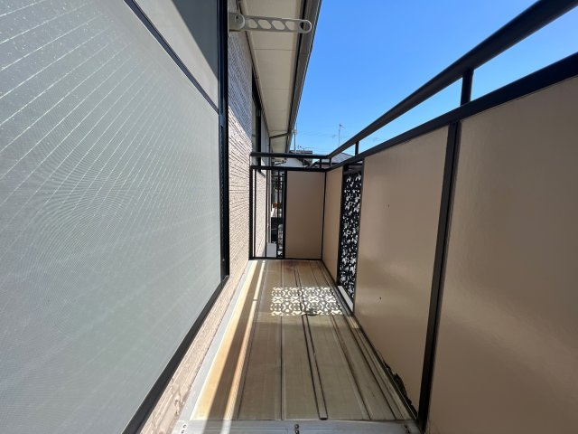 リバーサイド弐番館のバルコニー