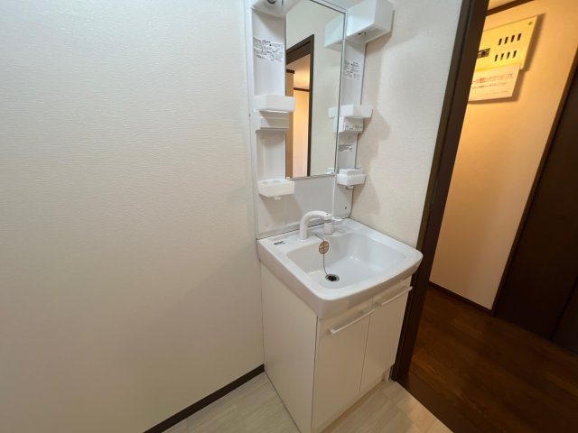 リバーサイド弐番館の独立洗面台