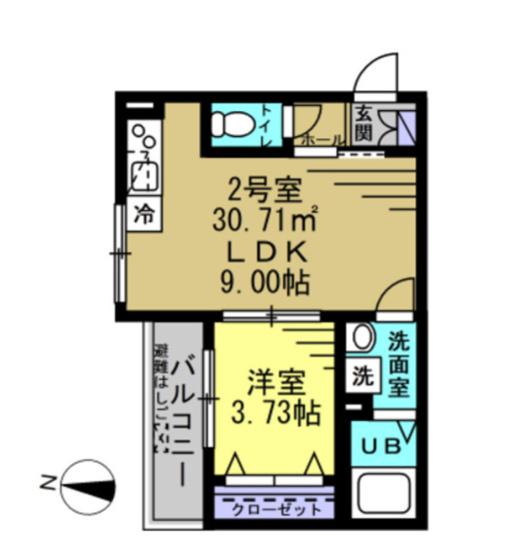 【間取り】 | ユニバーサルオアシスⅠ