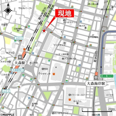 【地図】 | カサグラシア　南大井