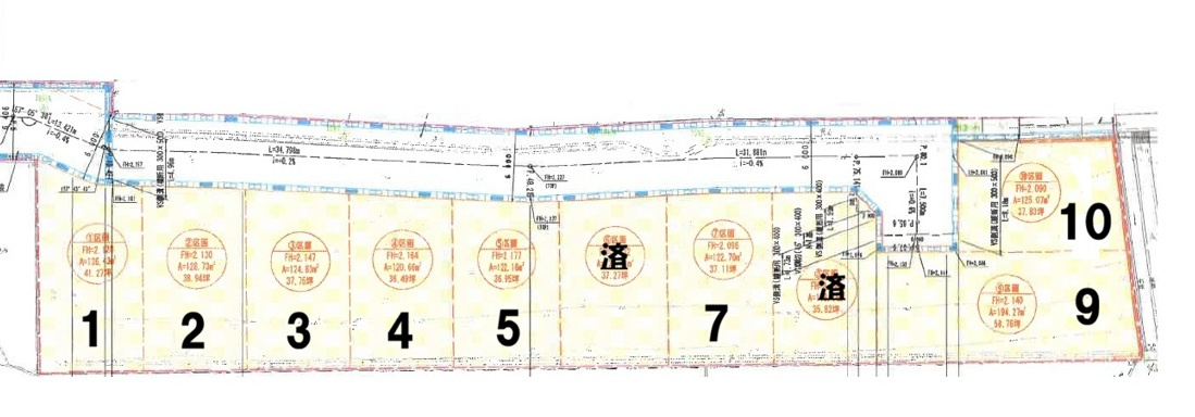 高知市大津乙　１号地　建築条件なし　売土地　【全10区画】