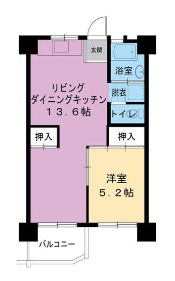 【間取り】 | ビレッジハウス泉北栂タワー1号棟